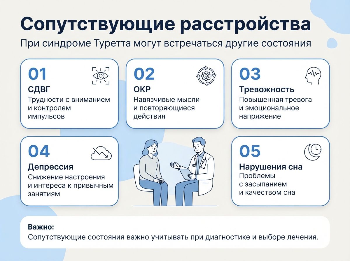 Лечение синдрома Туретта в Железногорске инфографика